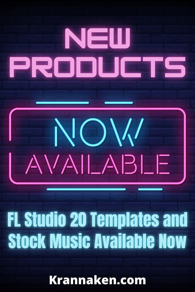 Here are the new Krannaken products for sale on We Make Dance Music.  They include sample packs and FL Studio 20 (FL 20) templates.
