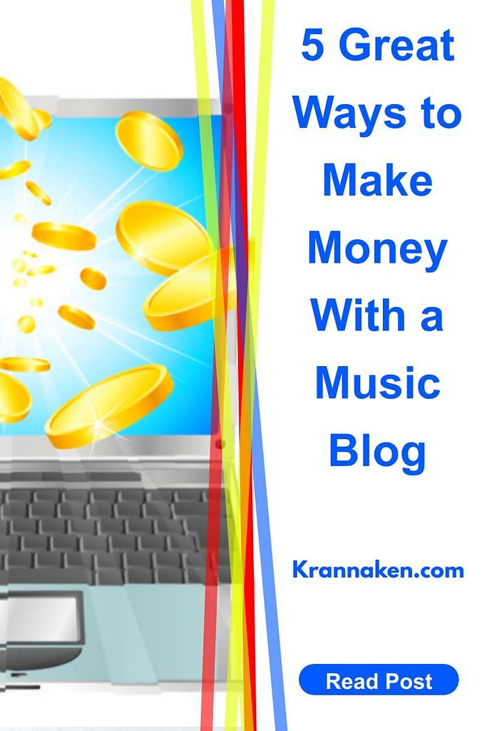 make money with a music blog